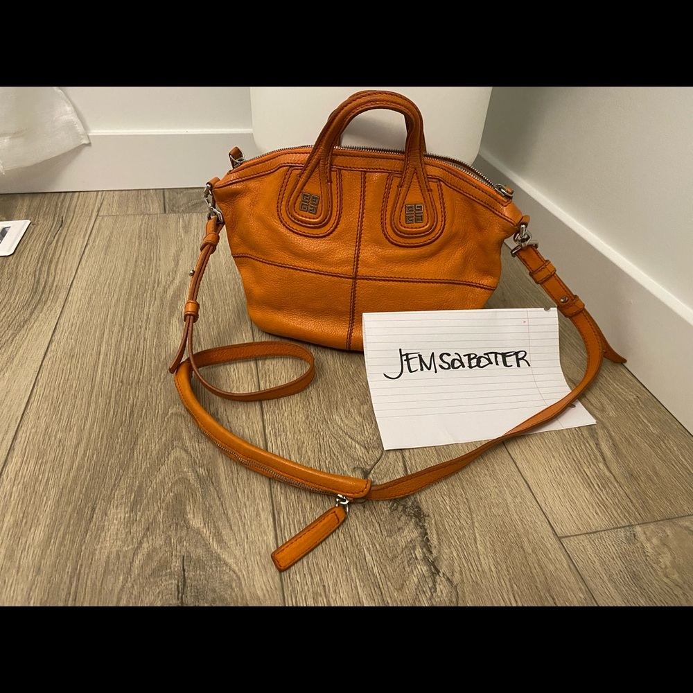Givenchy Micro Sugar Nightingale Satchel Crossbody Shoulder Bag